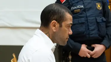 Dani Alves, durante el juicio. Imagen: El Español.