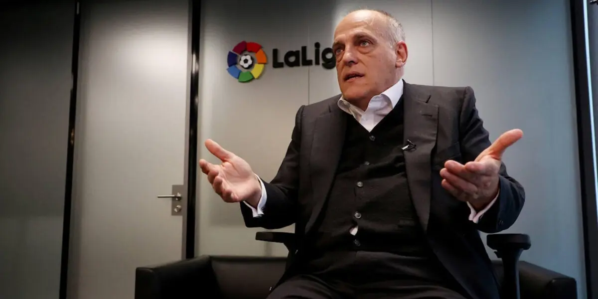 El presidente de la Liga ha querido aclarar sus dichos tras el escándalo de Mestalla.