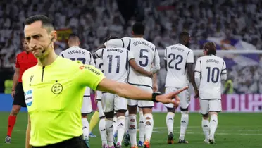 El Real Madrid señala a Sánchez Martínez, árbitro del derbi.