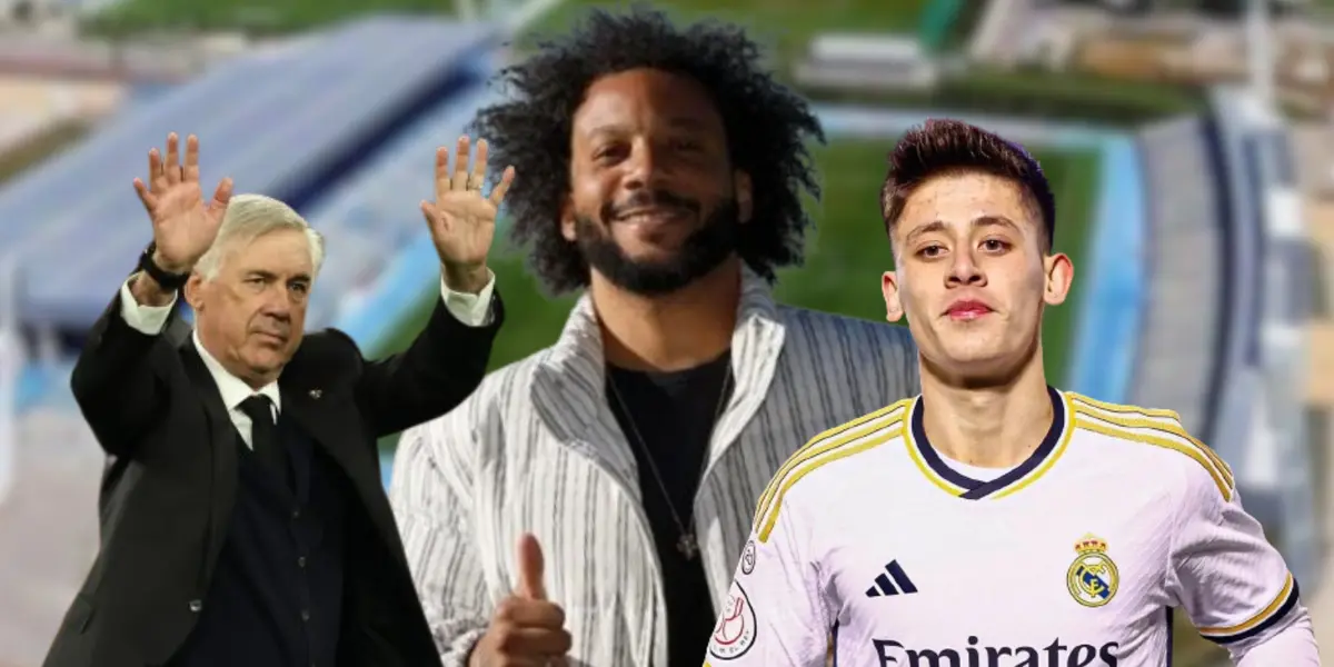 Marcelo y un emotivo detalle con Ancelotti y Arda Guller a horas de la Supercopa
