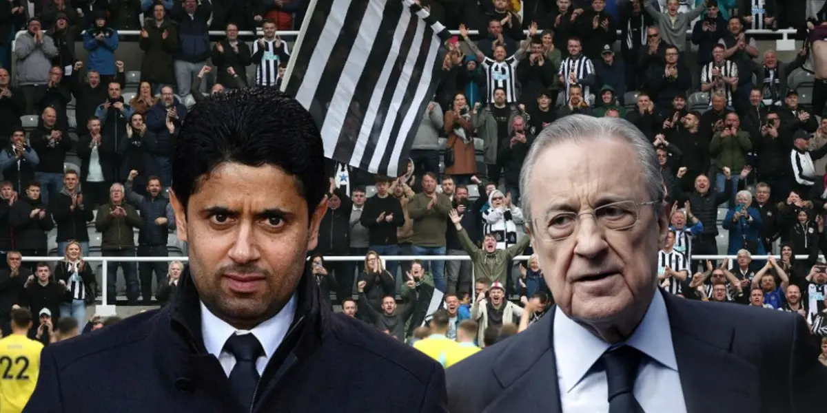 Al-Khelaifi y Florentino Pérez se disputan la llegada de un jugador del Newcastle.