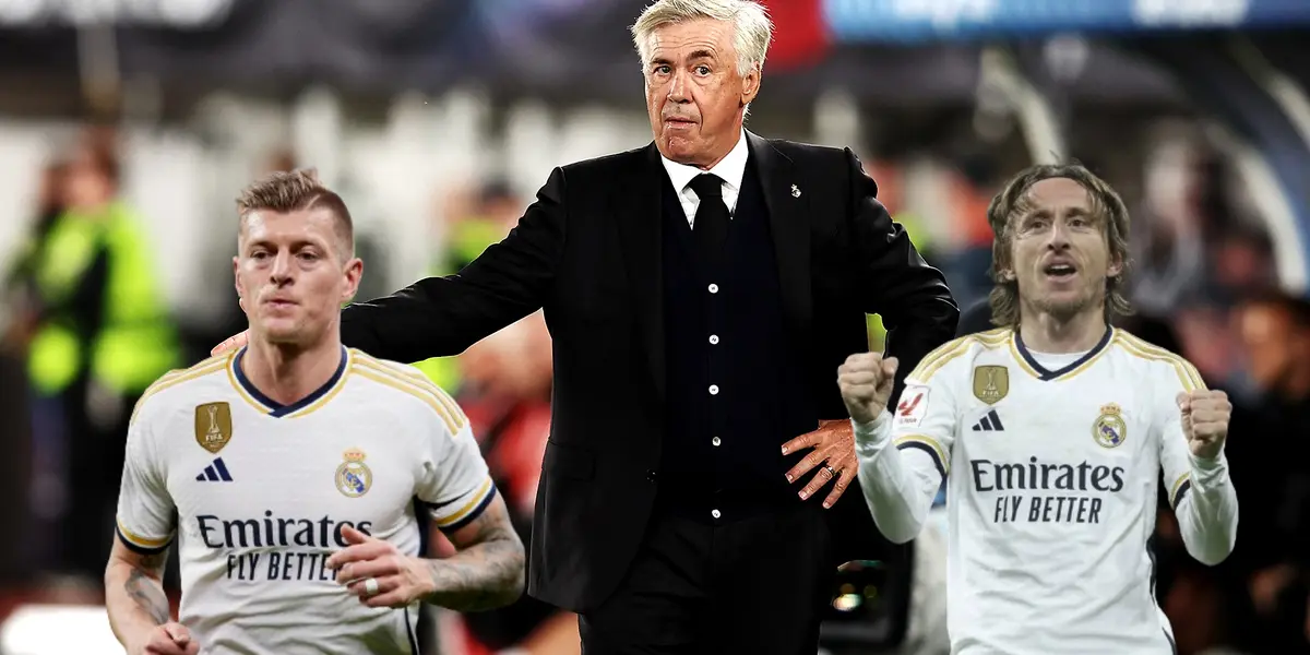 Ancelotti habla de Toni Kroos y Luka Modric antes de medirse al Atlético.