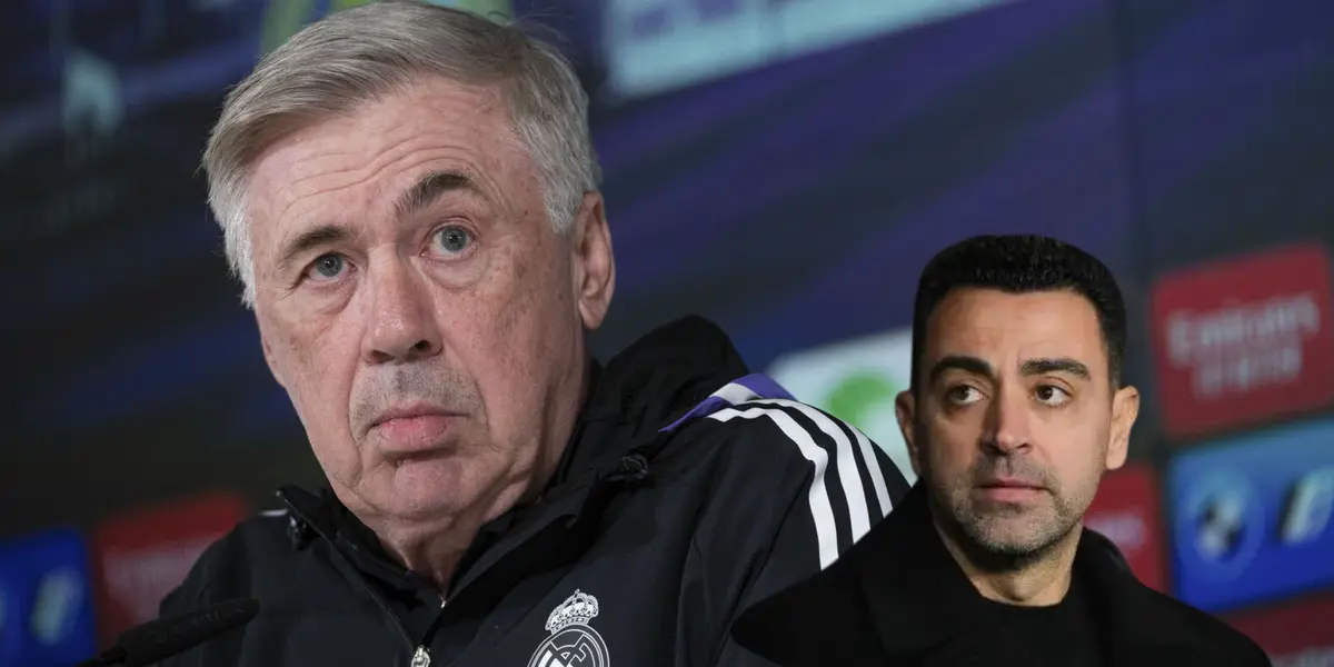 Ancelotti responde a las palabras de Xavi antes de medirse al Atlético.