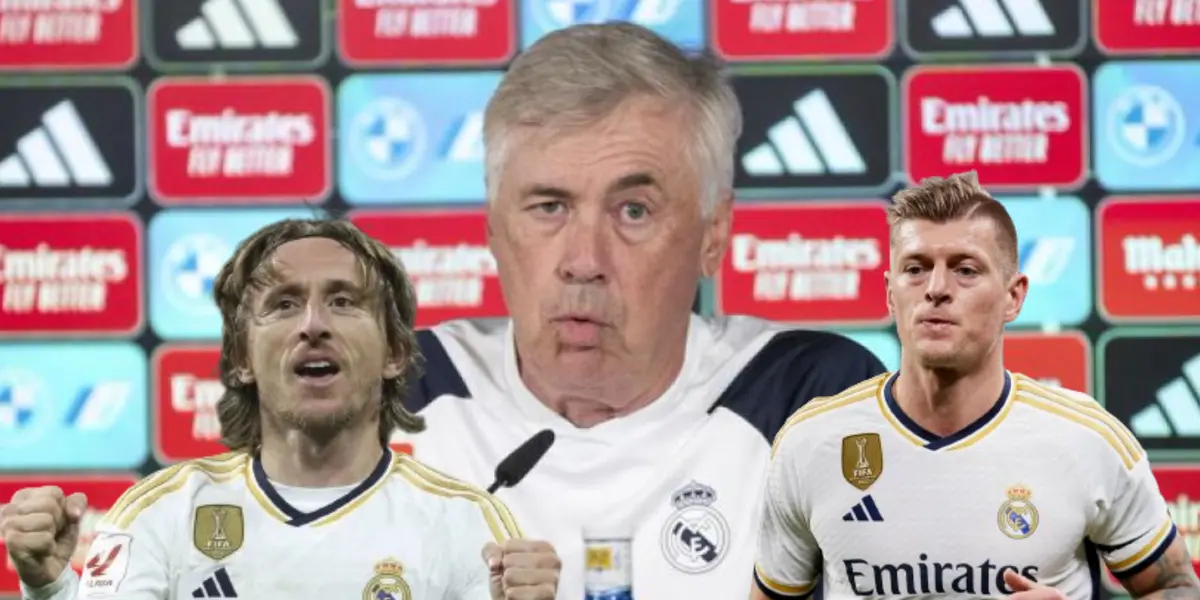 Ancelotti responde sobre el futuro de Luka Modric y Toni Kroos.