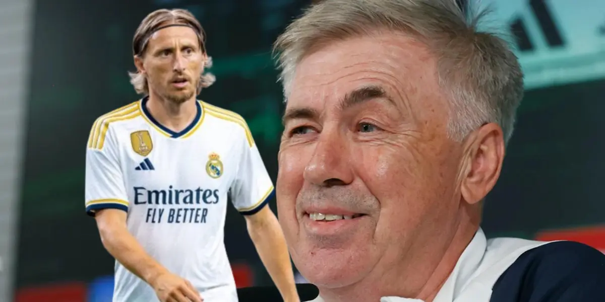 Ancelotti sin rodeos, le preguntaron sobre el futuro de Modric y esto hizo