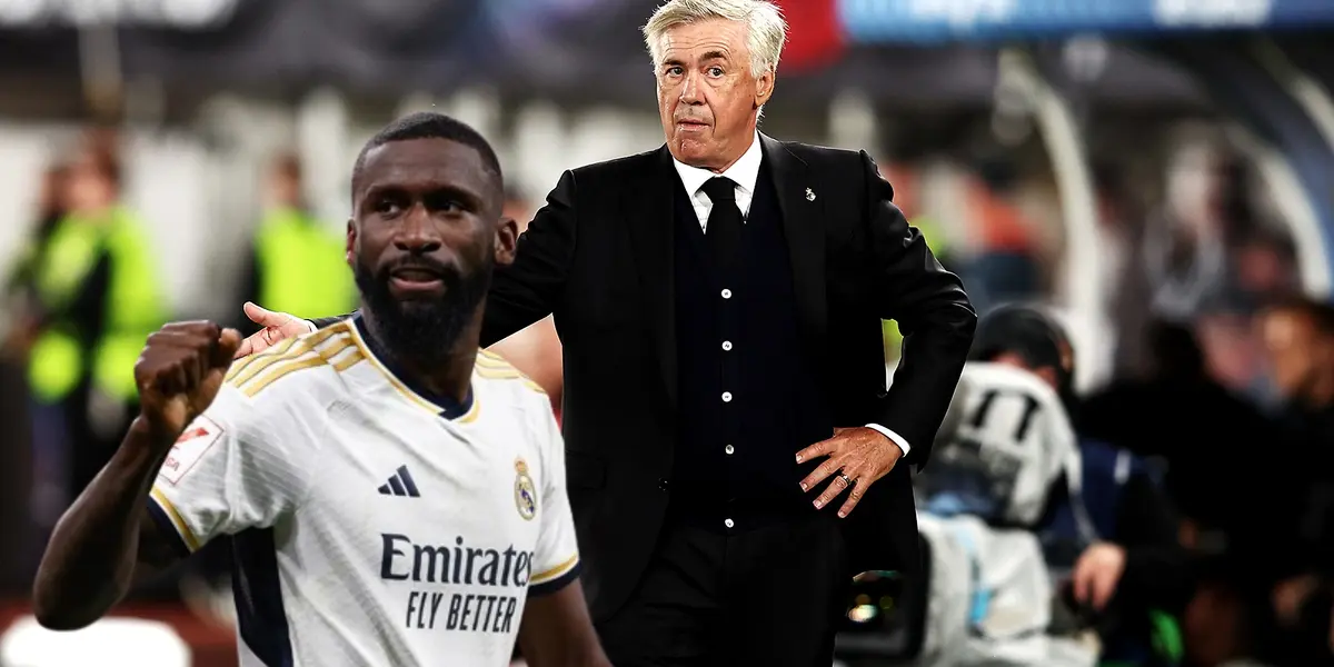 Ancelotti valora el estado físico de Rudiger antes de jugar contra el Atlético.