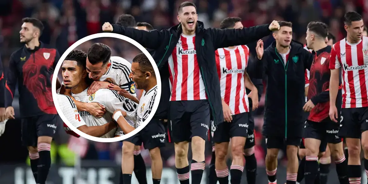 Athletic Bilbao vs Real Madrid Foto: La Razón y VOI