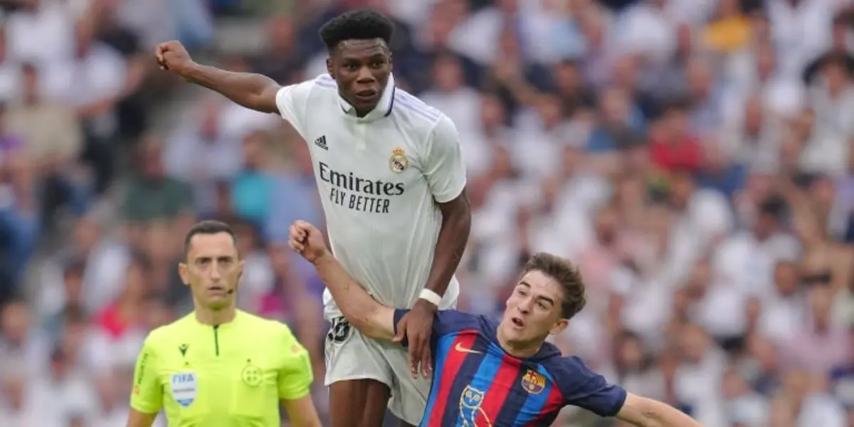 Aurélien y Camavinga fueron consultados por la presencia de Koundé en la vereda del frente