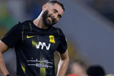 Benzema no soportó perder ante el equipo de Cristiano Ronaldo y se marchó de la ciudad.