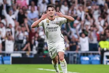Brahim celebra un tanto con el Real Madrid. Imagen: Diario de Ávila.