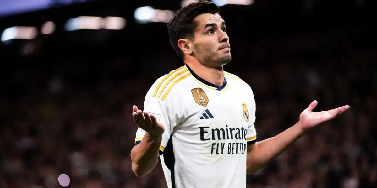 Brahim celebrando un tanto con el Real Madrid. Imagen: Relevo.