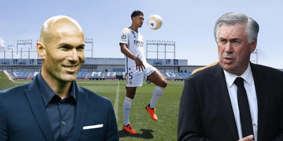 Calo Ancelotti reconoció la ayuda de Zinedine Zidane para darle su lugar a Jude Bellingham