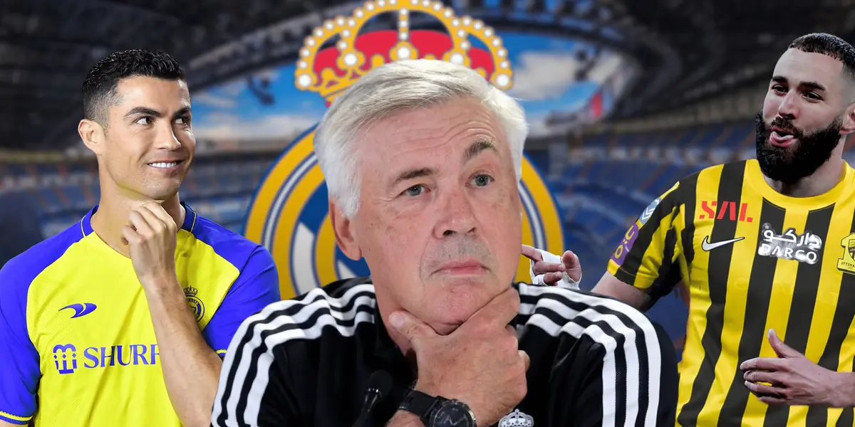 Carlo Ancelotti tiene una tremenda oferta para ir a Arabia Saudita para reencontrarse con Benzema y Cristiano Ronaldo