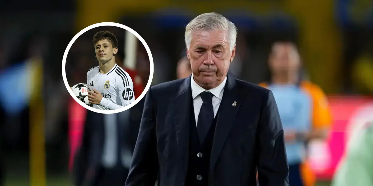 Carlo Ancelotti y Arda Guller Foto: Relevo y Fichajes.net