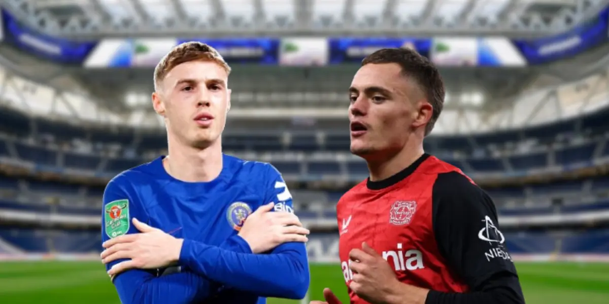 Cole Palmer y Florian Wirtz Foto: GOAL y BBC