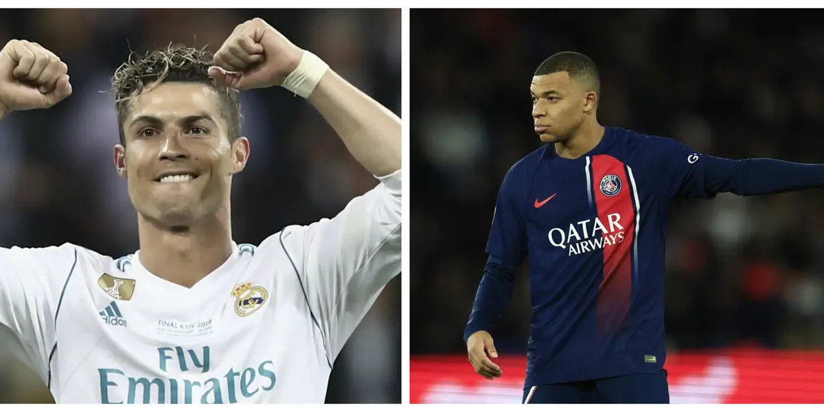 Cristiano Ronaldo y Mbappé, dos estrellas del fútbol. Imagen: Goal.com