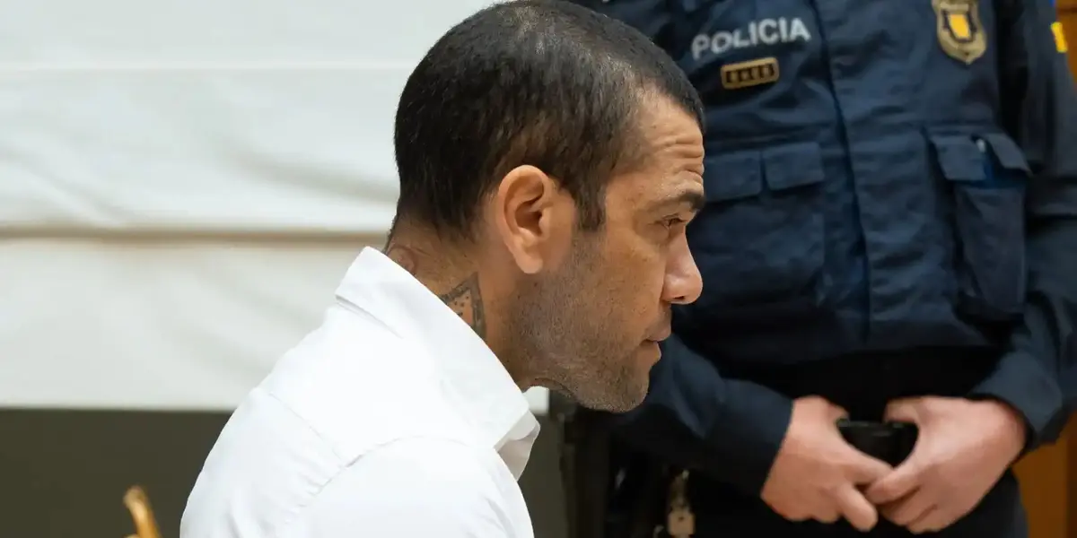 Dani Alves, durante el juicio. Imagen: El Español.