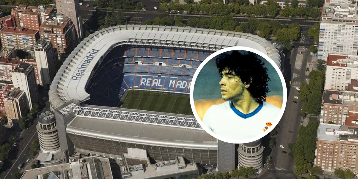 Diego Maradona Foto: Real Madrid y Kodro Magazine