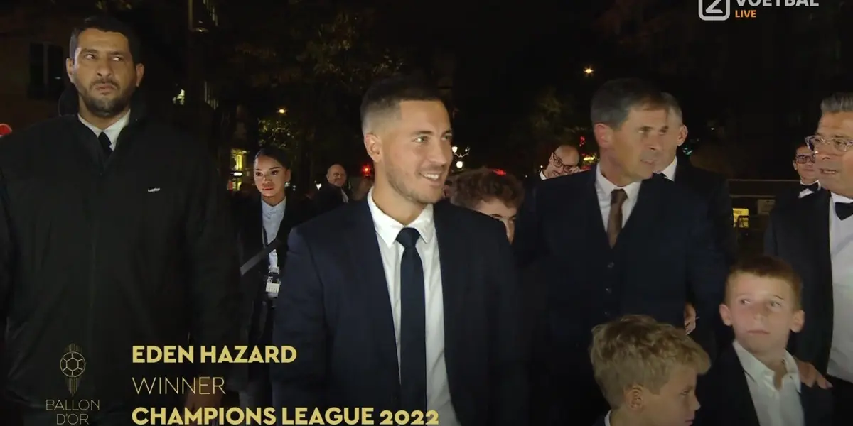 Eden Hazard se hizo presente en la gala del Balón de Oro y volvió a traicionar al Real Madrid.