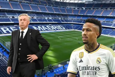 Éder Militao estaría más cerca de volver a las órdenes de Carlo Ancelotti.