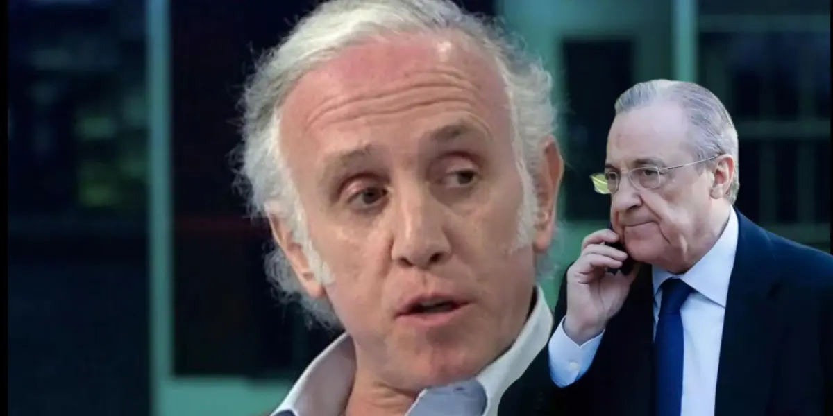 Eduardo Inda y Florentino Pérez Foto: Ok Diario y Marca