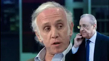 Eduardo Inda y Florentino Pérez Foto: Ok Diario y Marca