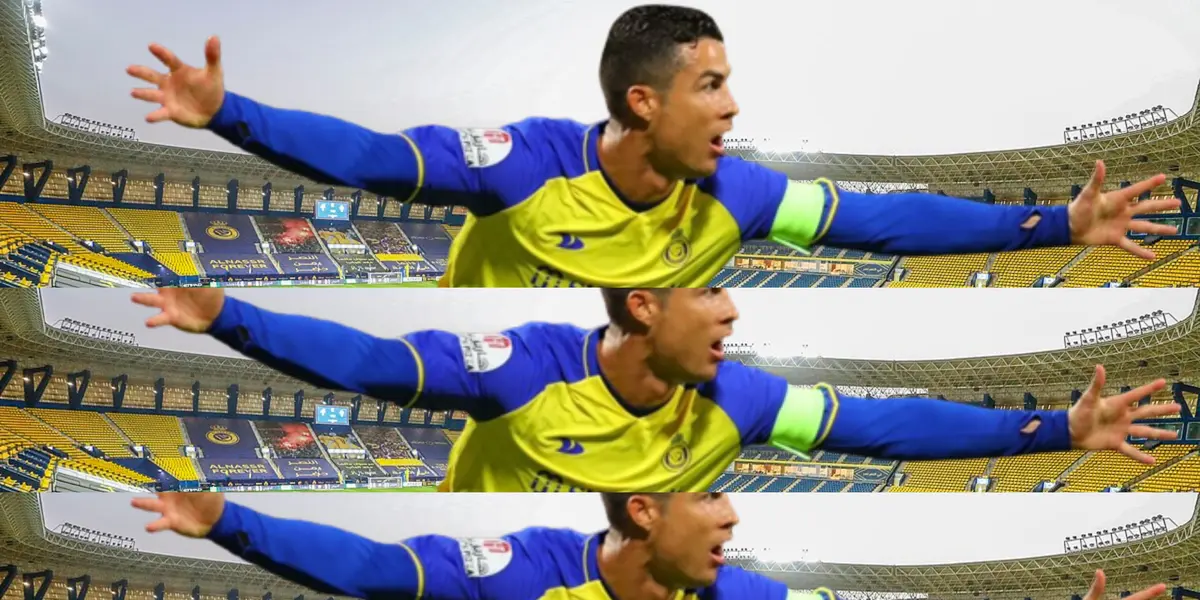 El astro portugués convirtió un gol de cabeza.