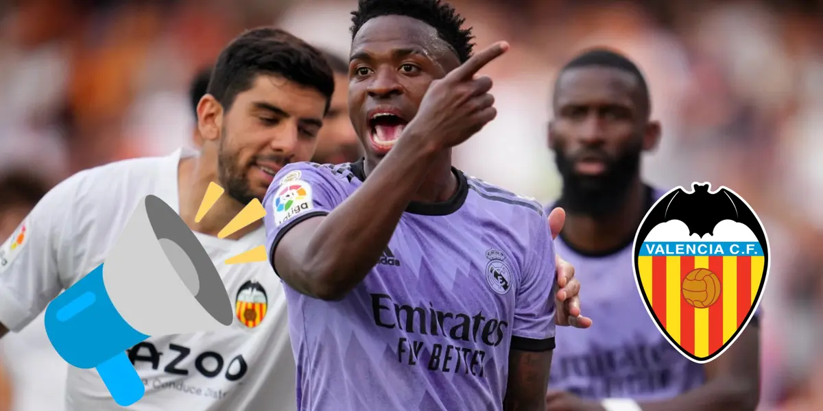 El cántico hacia Vinicius cuando juegue en Mestalla vs Valencia.
