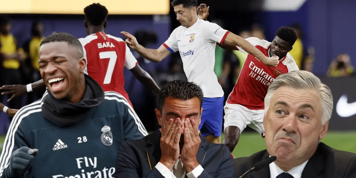 El culé fue duramente derrotado por el Arsenal Inglés.