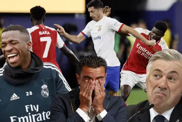 El culé fue duramente derrotado por el Arsenal Inglés.