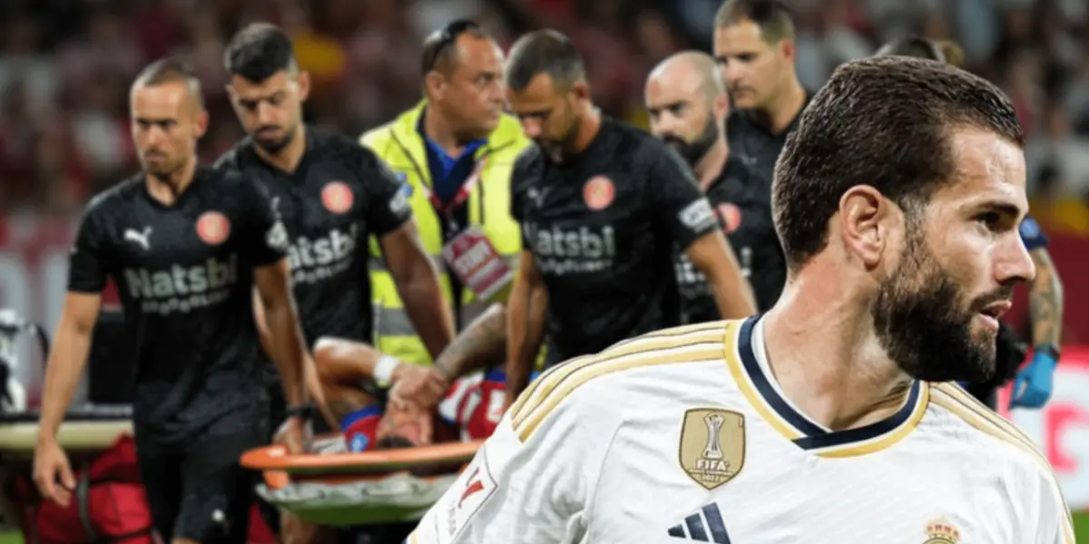 El defensor del Real Madrid se retiró expulsado en el último partido por una patada.