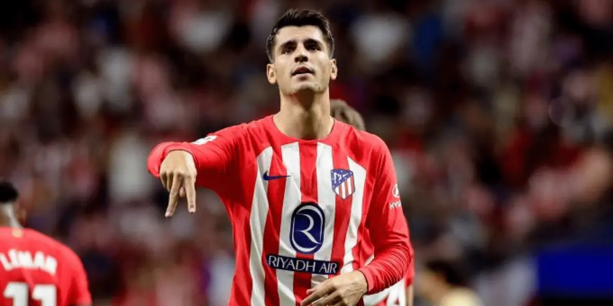 El delantero del Atlético de Madrid pone el 1-0 en el Estadio Cívitas Metropolitano.