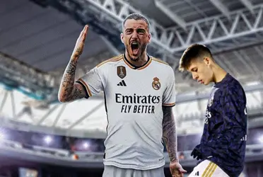 El delantero fue el autor del primer tanto del Real Madrid y consejero de Arda Güler.