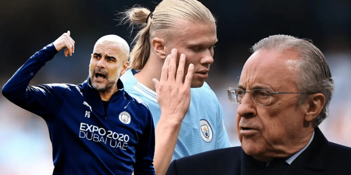 El delantero noruego fue vinculado al merengue en los últimos días.