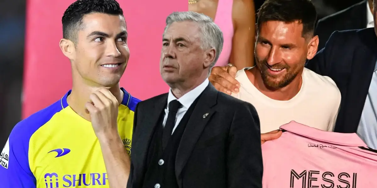 El entrenador de Real Madrid se sumo al debate de elegir entre el argentino o el portugués.