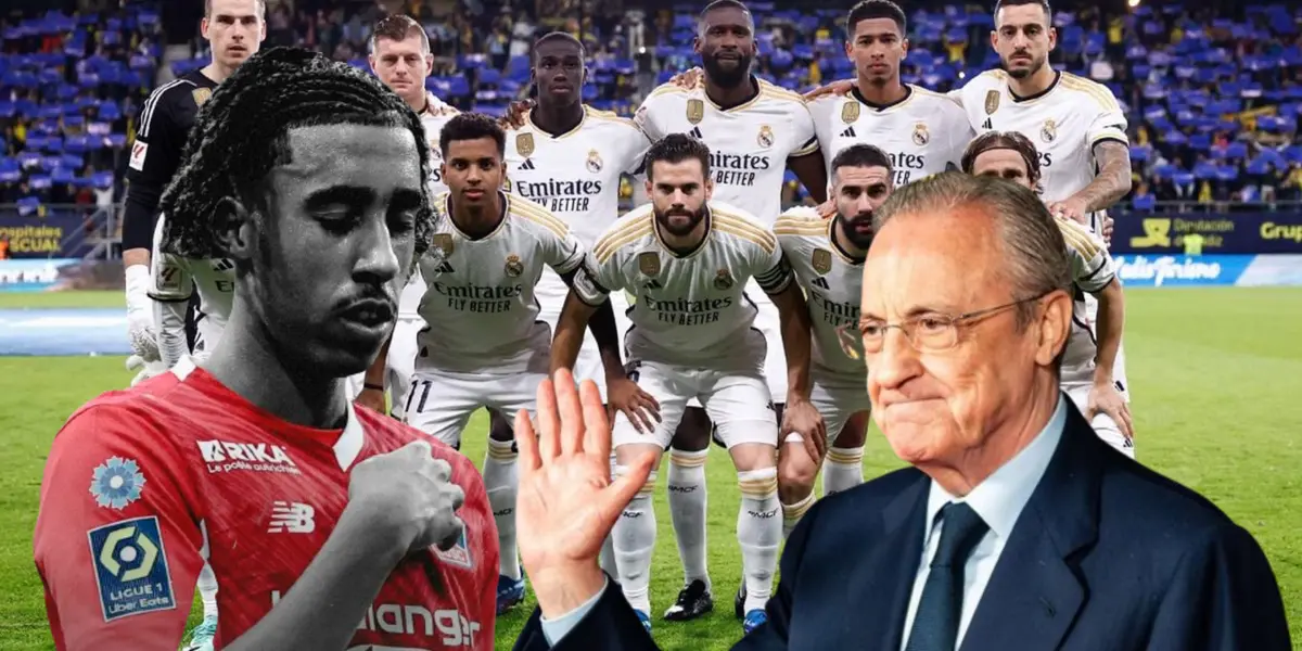 El intercambio de jugadores que planea Florentino Pérez para traer a Leny Yoro.