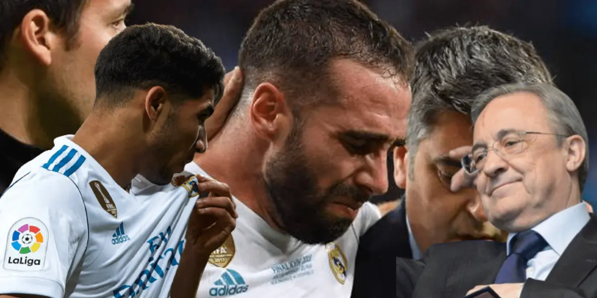 El Madrid se encuentra bastante sentido en el lateral derecho.