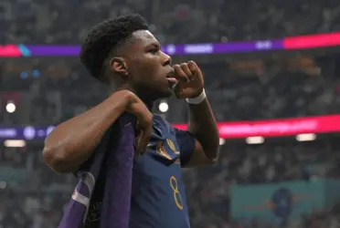 El mediocampista del Real Madrid adelantó a su selección con un potente desde fuera del área.