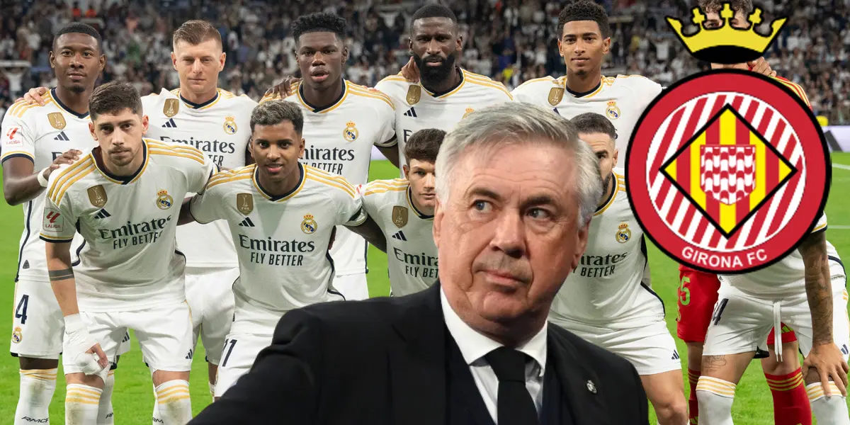 El once con el que sale Ancelotti para medirse al Girona.