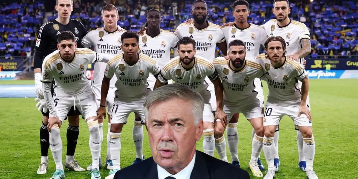 El once de Carlo Ancelotti para enfrentarse al Atlético.
