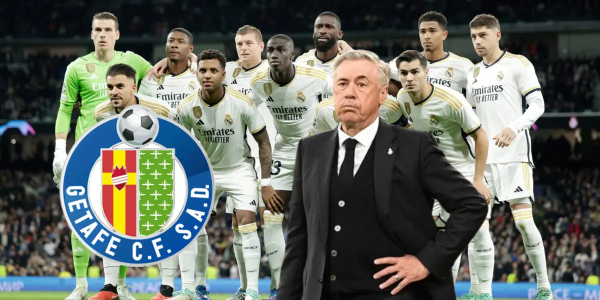 El once que saca Ancelotti para medirse al Getafe en la jornada de hoy.