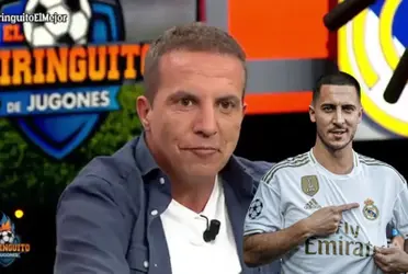 El periodista le volvió a faltar el respeto a Hazard con una broma de mal gusto.