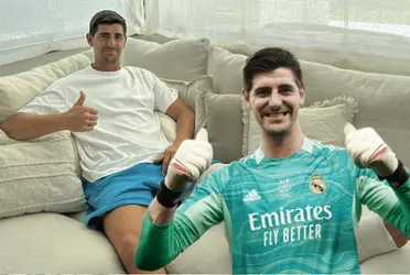 El portero del Real Madrid sufrió la rotura del ligamento cruzado anterior de su rodilla.