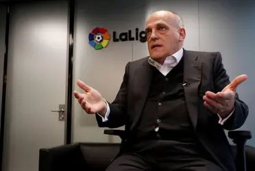 El presidente de la Liga ha querido aclarar sus dichos tras el escándalo de Mestalla.
