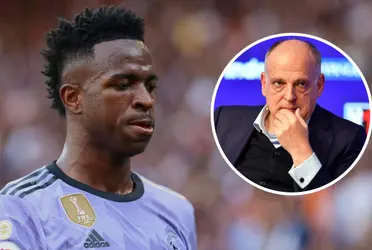 El presidente de la Liga quedó en ojo de la tormenta tras el escándalo de Mestalla.