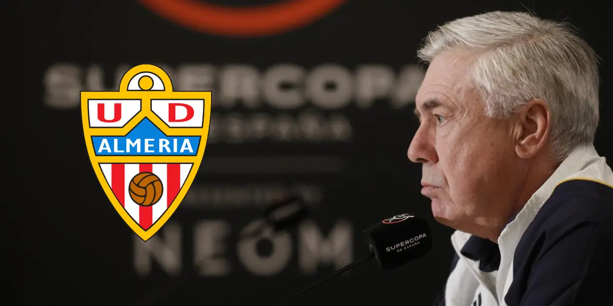 El Real Madrid de Ancelotti se enfrenta al Almería en Liga.