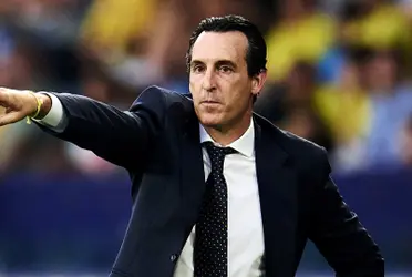 En imagen Unai Emery, técnico del Aston Villa. Fuente: Dazn.