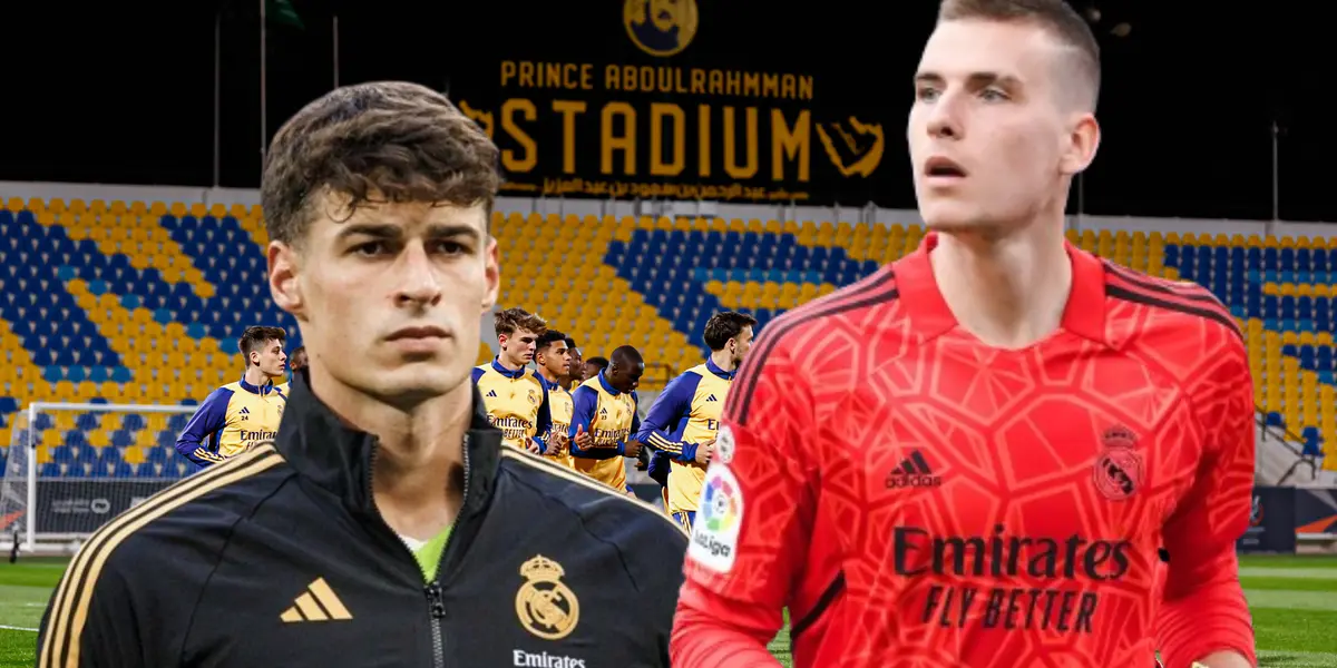 En la previa al Clásico, la novia del portero del Real Madrid Lunin genera polémica con Kepa