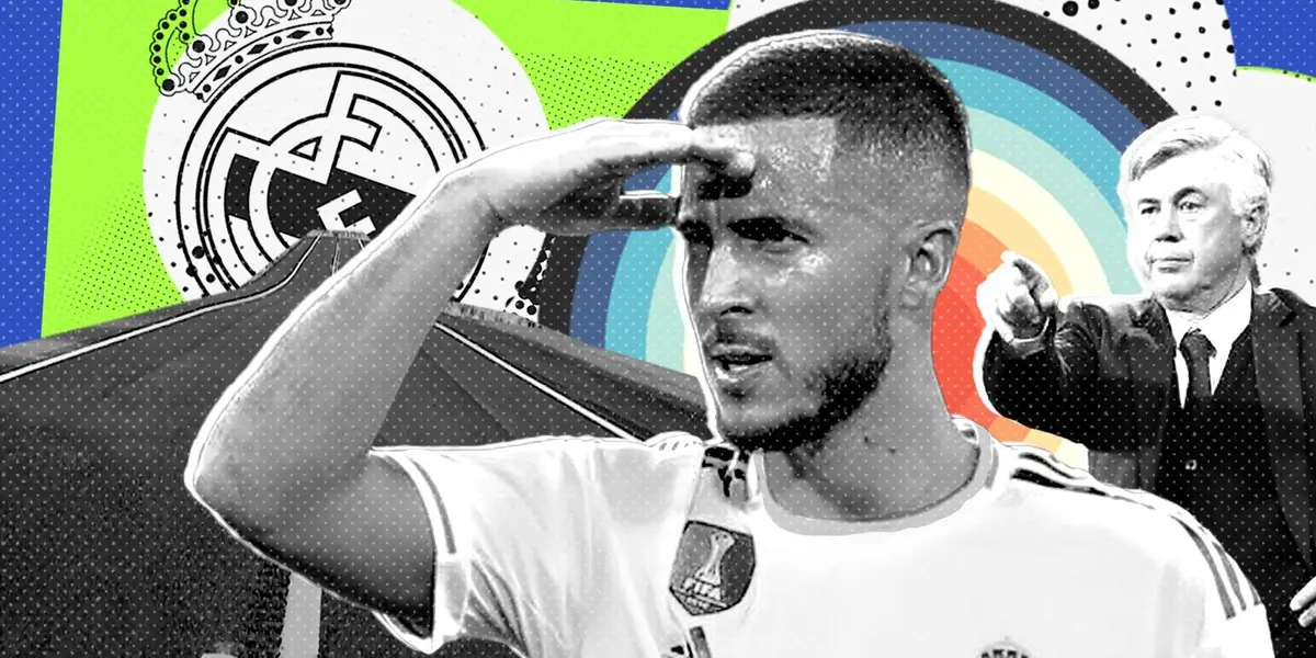 Es la primera vez que el delantero belga enfrentará al Barcelona con la casaca blanca.