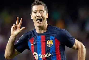 Finalmente, Robert Lewandowski lo cambió por gol y puso el 2 a 1 en el partido.